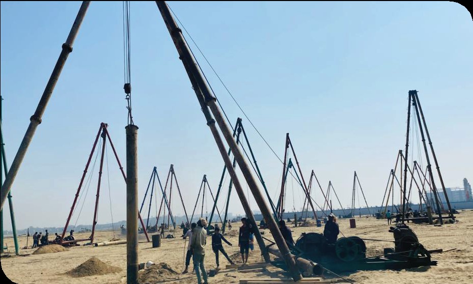 Construction of Boundary Pillar & Security Fencing — Rajapara to Payra Port Connecting Road